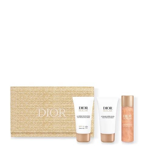 dior solair|Dior solar escape essentials skincare and sun protection set.